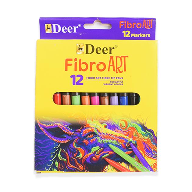FibroArt 12 Color Markers Box