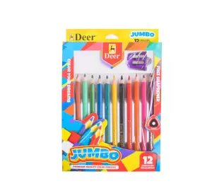 Deer Jumbo Triangular Color Pencils