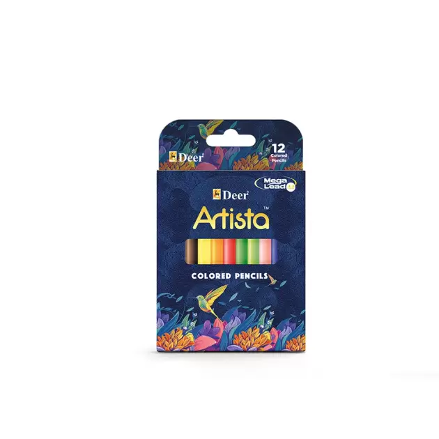 Deer Artista Premium Half-Length Colored Pencils