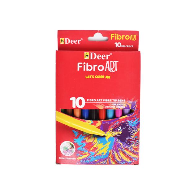 FibroArt 10 Color Markers Box