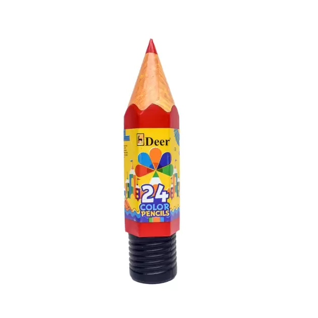 Deer 24 Color Pencils Set