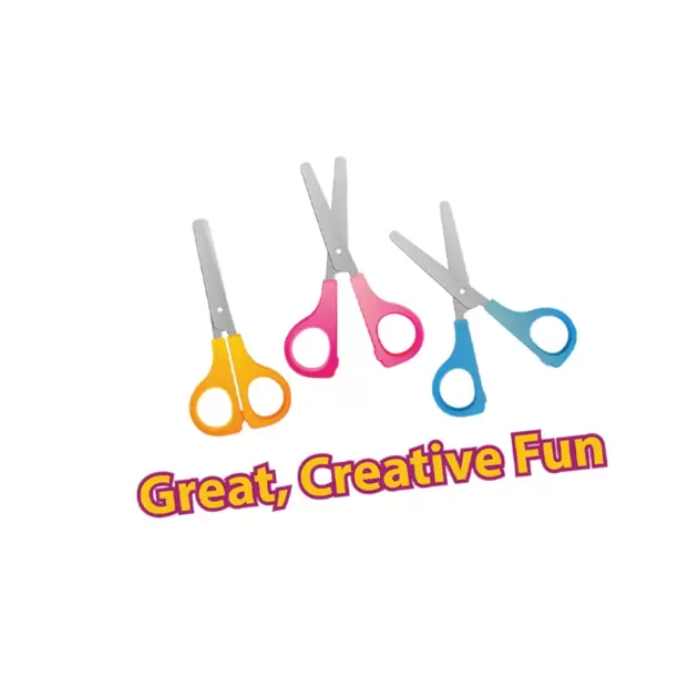 Deer Safe-Tip Kids Scissors (24 Pcs Box)